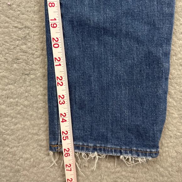 Madewell Jeans The Perfect Vintage Crop Jean Medium Wash Size 27 Elevated Basic - Picture 6 of 10